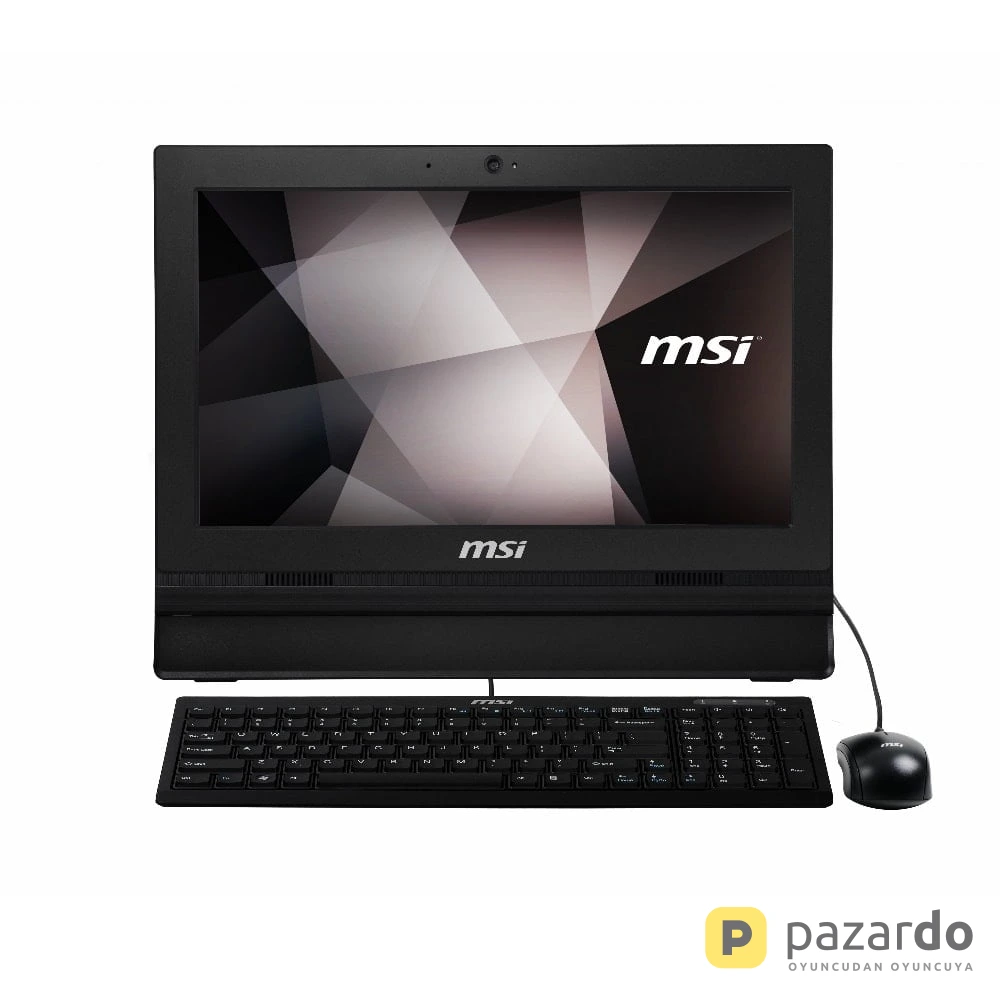 MSI PRO 16T 10M-252TR Intel Celeron 5205U 4GB 128GB SSD 15.6 inç HD Dokunmatik W11 Pro Siyah All In One Bilgisayar