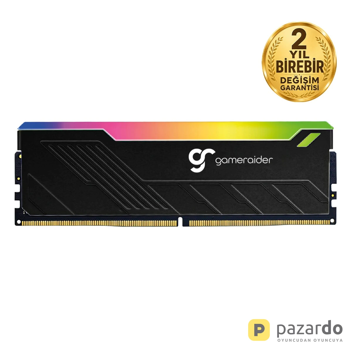 GameRaider RIFT 16GB (1x16GB) 5600MHz CL46 RGB Soğutuculu DDR5 Ram (GR165600U46RGB)