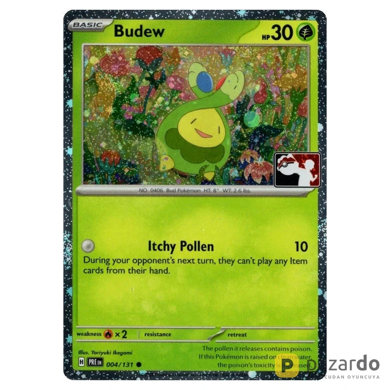 Pokemon - Play! Pokémon Prize Pack Series Seven - Budew - 004h