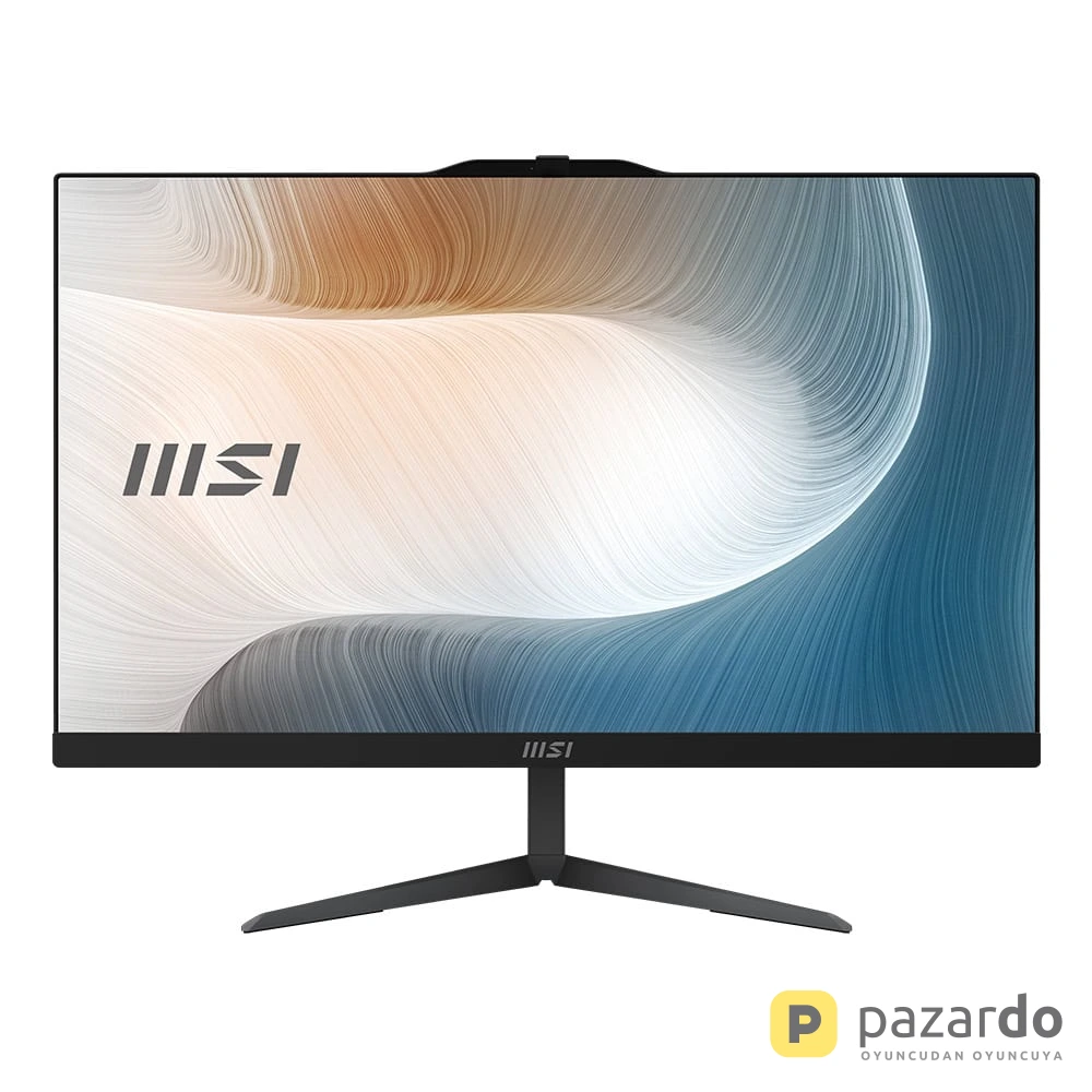 MSI Modern AM242 12M-838XTR Intel Core i5-1235U 16GB 512GB SSD 23.8 inç Full HD FreeDos Siyah All In One Bilgisayar