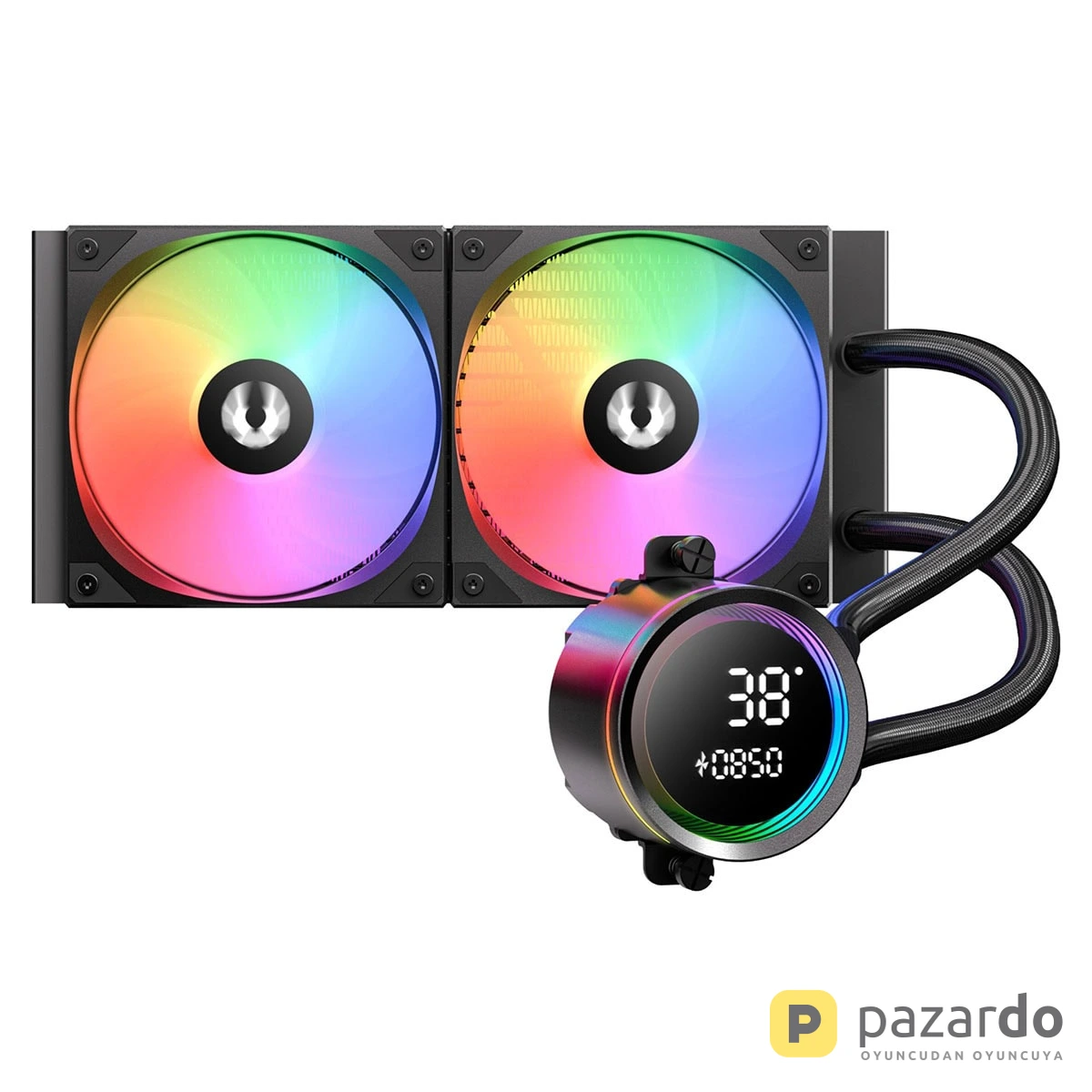 BitFenix S12 Digital Water Cooler 240mm Intel-AMD Uyumlu İşlemci Sıvı Soğutucu (BFW-S12-240-KK27A-RP)