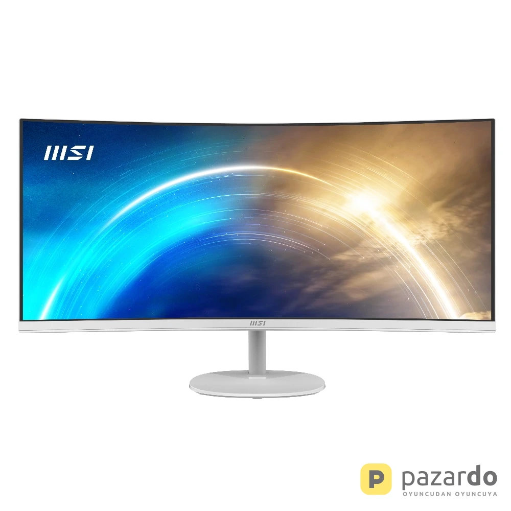 MSI PRO MP341CQW 34 inç 100Hz 1ms 2K UWQHD FreeSync VA Kavisli Beyaz Monitör