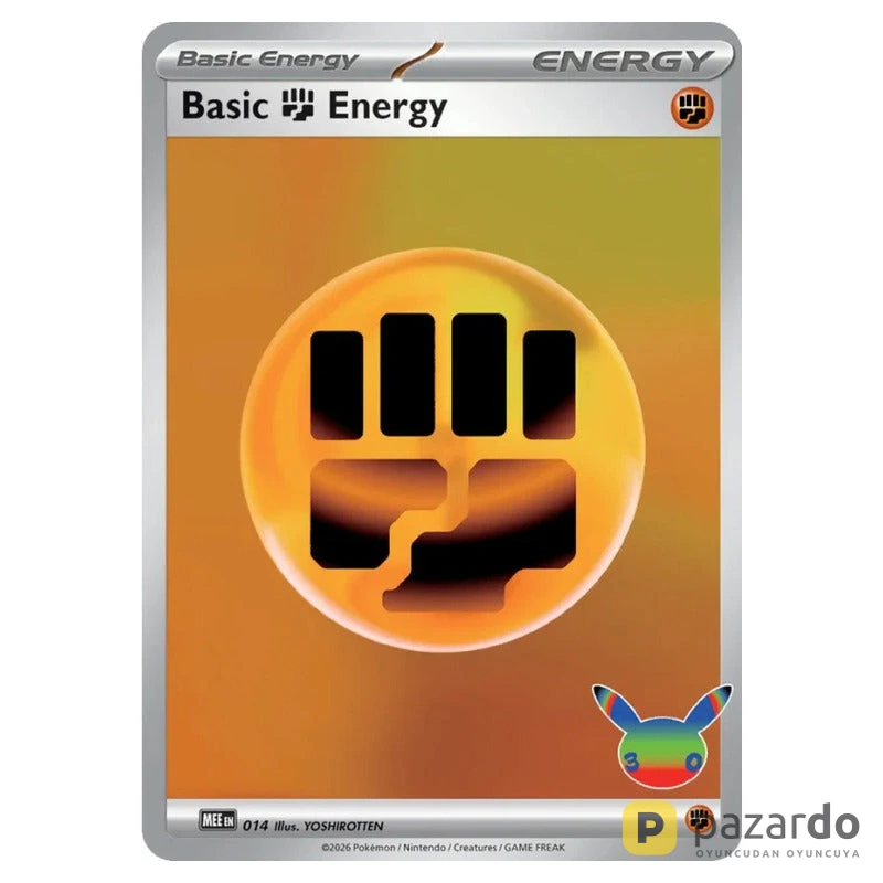 Pokemon - 30th Celebration - Basic Fighting Energy