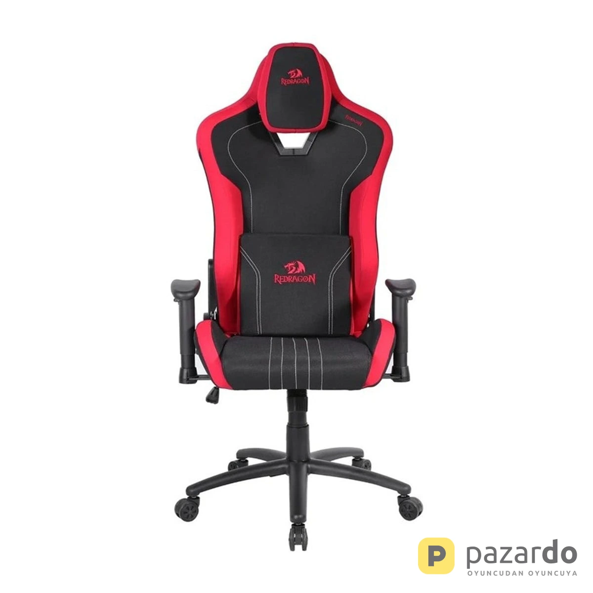Redragon Heth C313-BR Siyah-Kırmızı Kumaş Oyuncu Koltuğu
