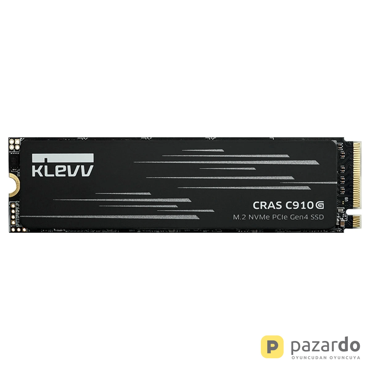 KLEVV CRAS 910G 1TB NVMe PCIe Gen4 x4 Okuma 5000MB – Yazma 4800MB NVMe M.2 SSD (K01TBM2SP0-10G)