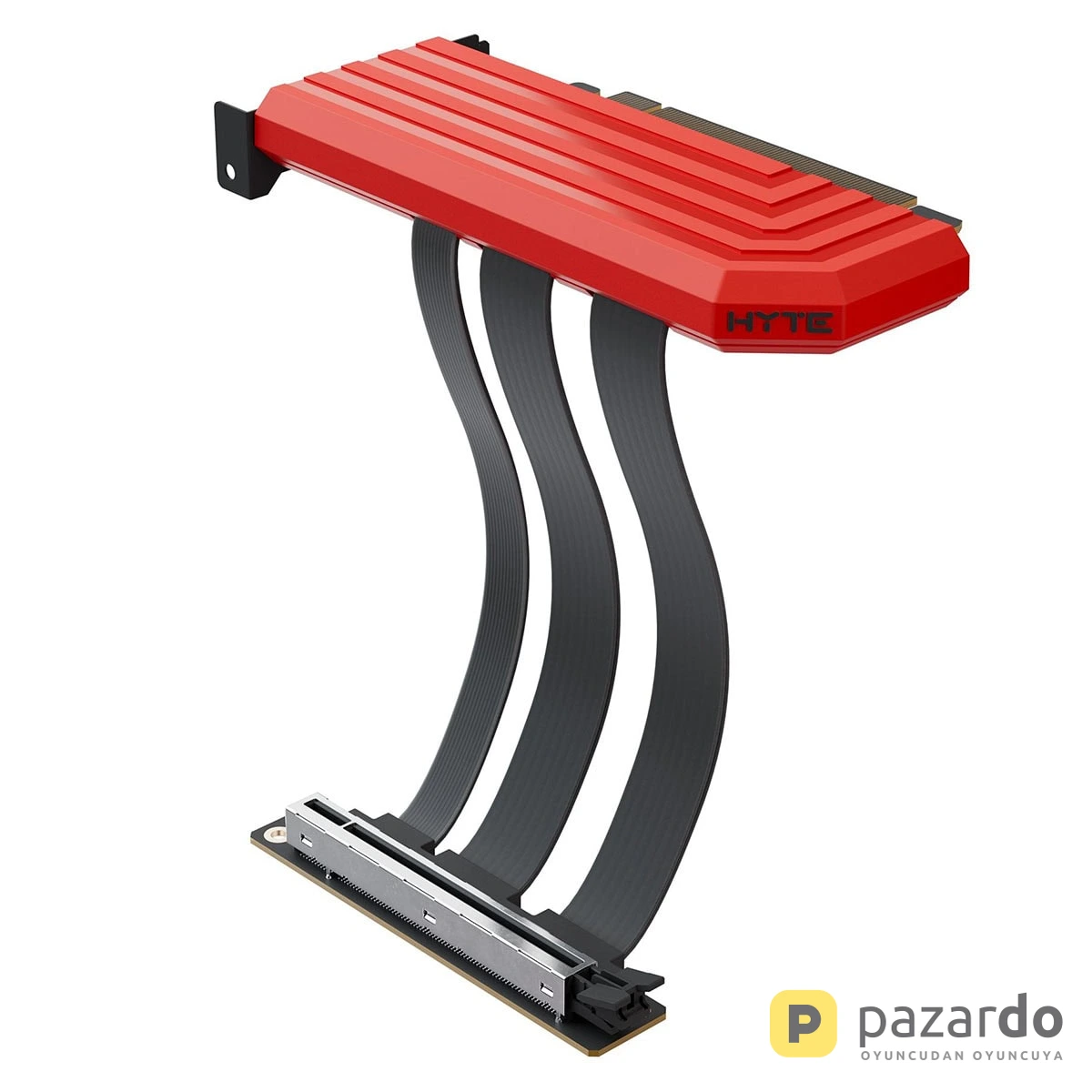 HYTE PCIe 5.0 200mm Black Cherry Riser Kablosu (ACC-HYTE-PCIE50-BR)