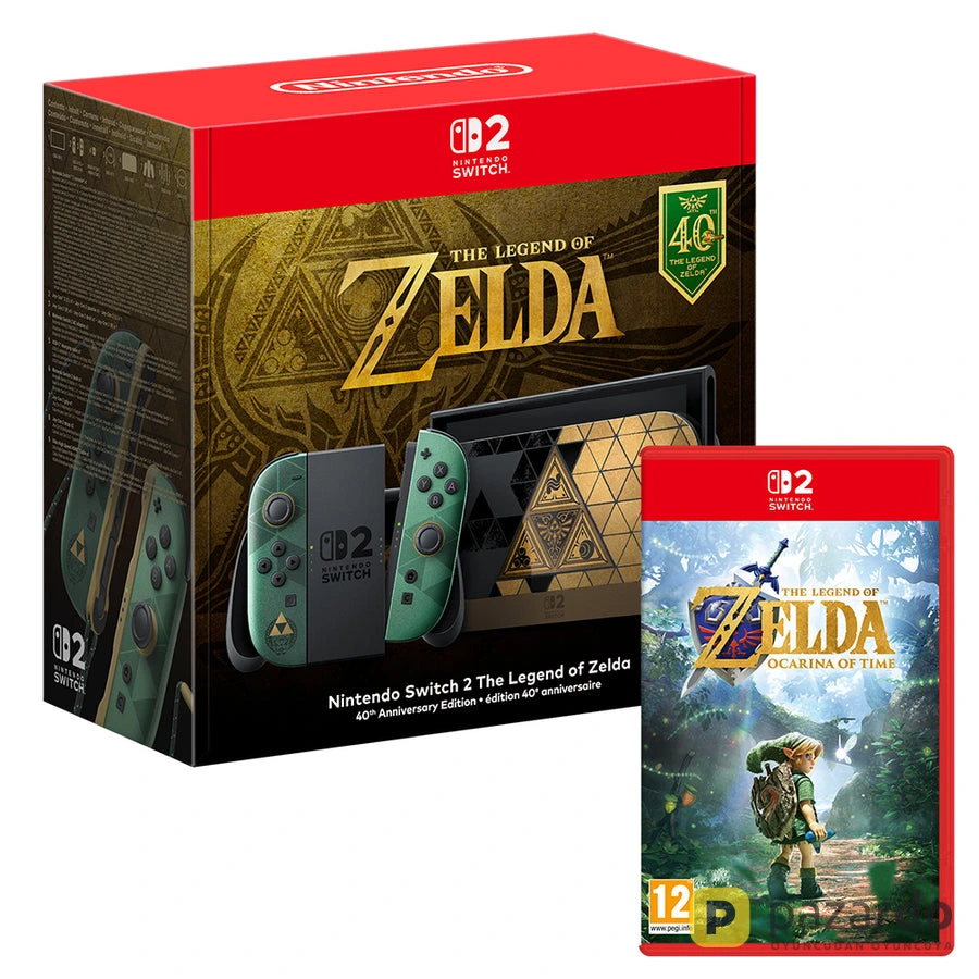 Nintendo Switch 2: The Legend of Zelda 40th Anniversary Console with Ocarina of Time (Switch 2)